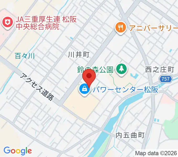 農業屋コミュニティ文化センターの地図