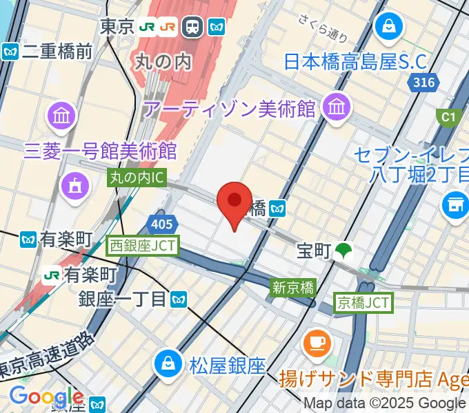 東京コンベンションホールの地図