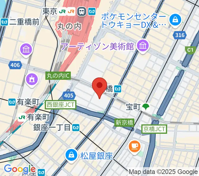 東京コンベンションホールの地図