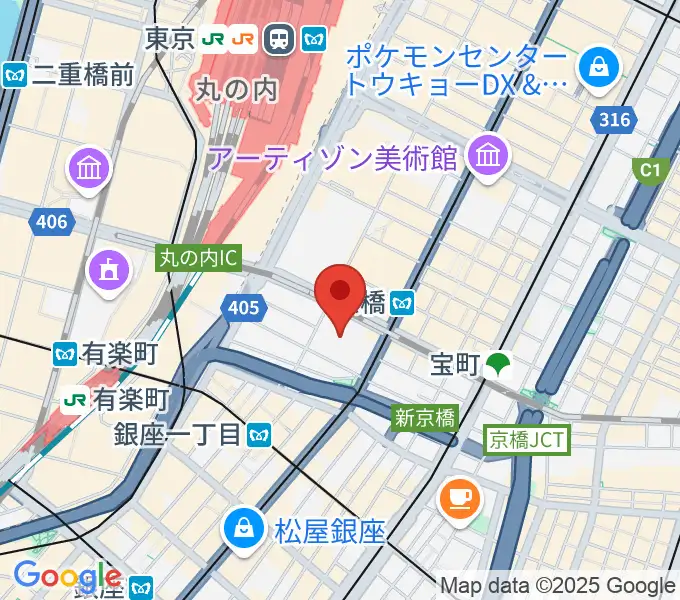 東京コンベンションホールの地図
