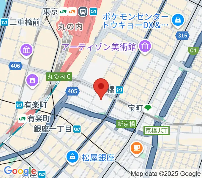 東京コンベンションホールの地図
