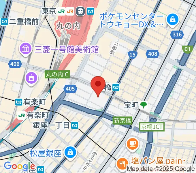 東京コンベンションホールの地図