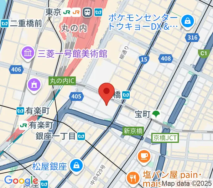 東京コンベンションホールの地図
