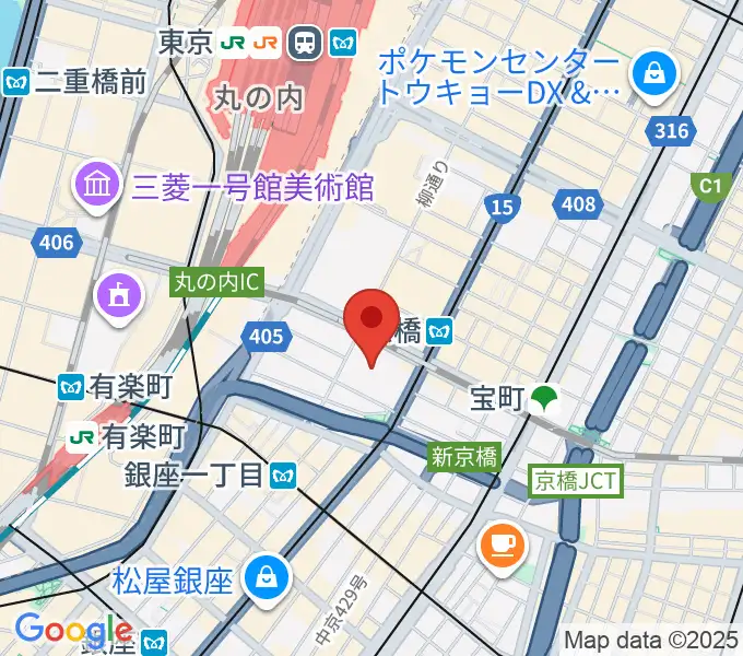 東京コンベンションホールの地図