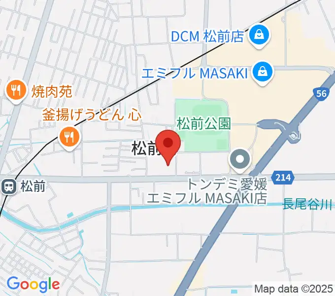 松前総合文化センターの地図