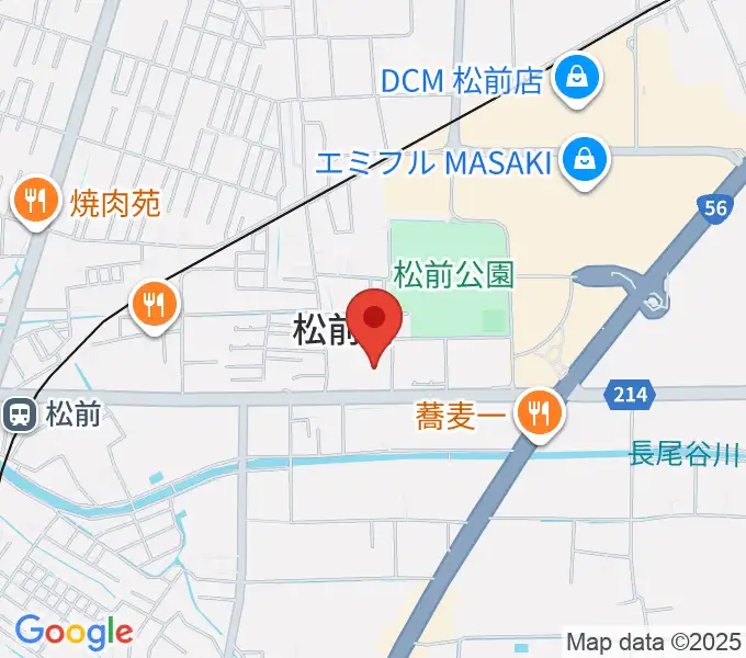 松前総合文化センターの地図