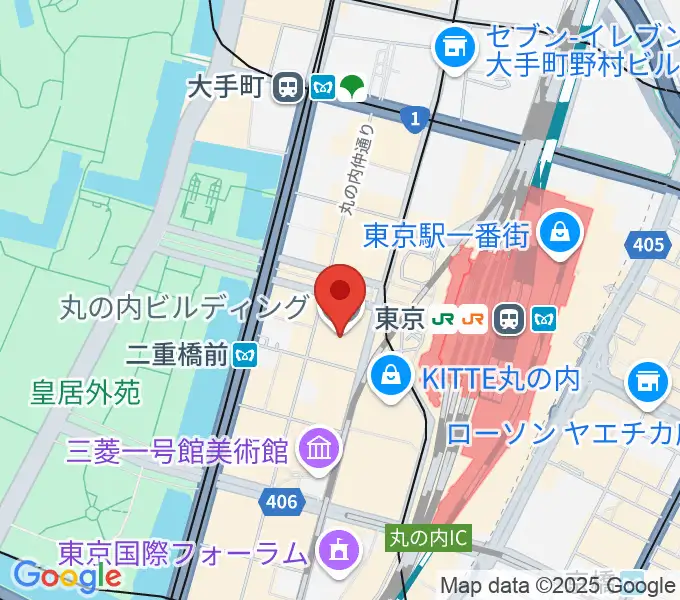 丸ビルホールの地図