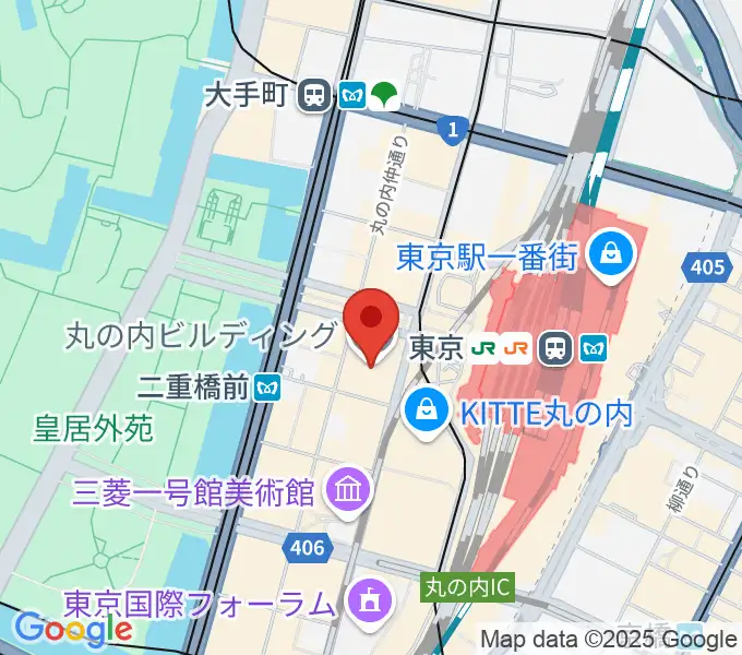 丸ビルホールの地図
