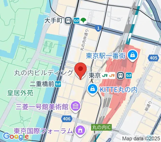 丸ビルホールの地図