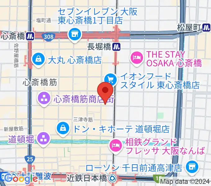 心斎橋somaの地図