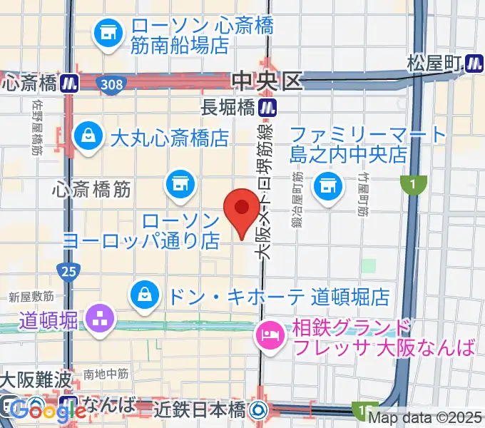 心斎橋somaの地図