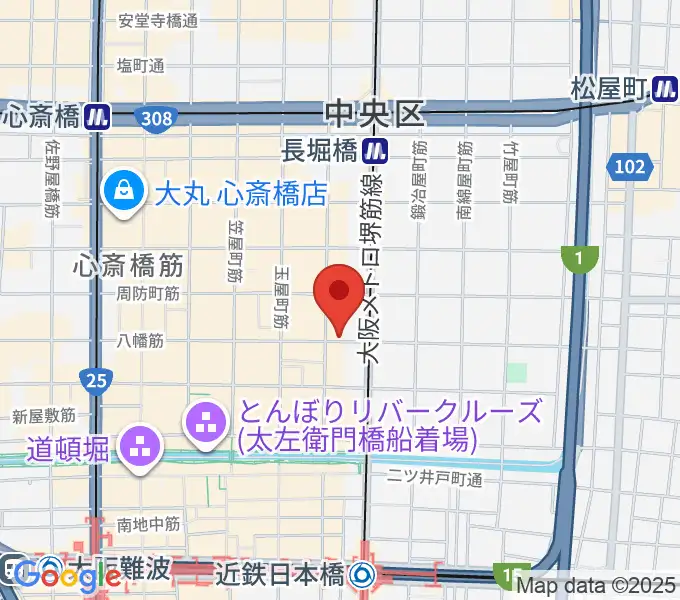 心斎橋somaの地図