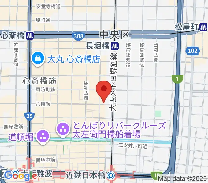 心斎橋somaの地図