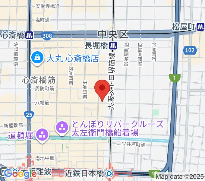 心斎橋somaの地図