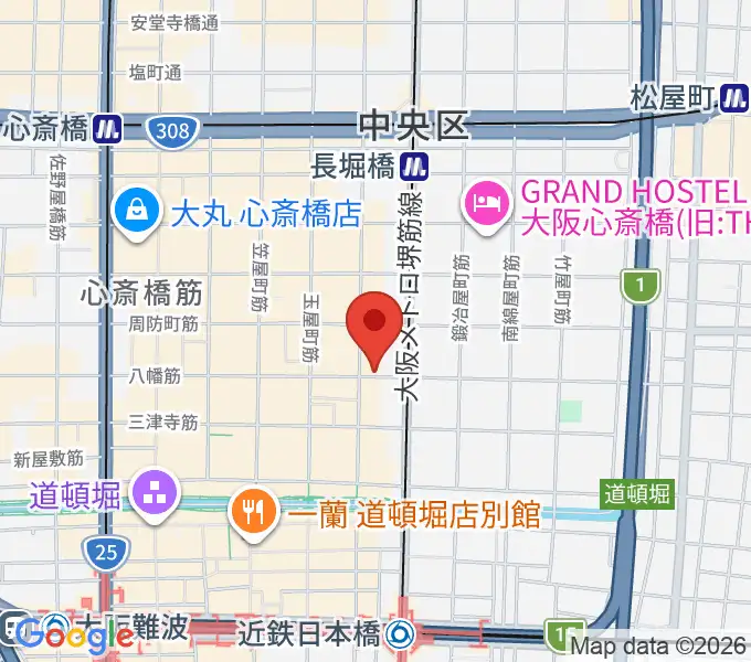 心斎橋somaの地図