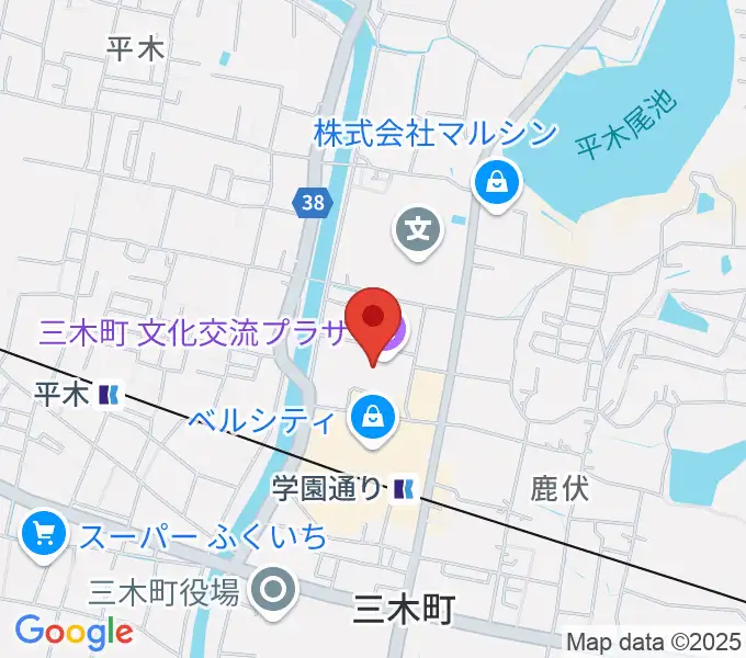 三木町文化交流プラザの地図