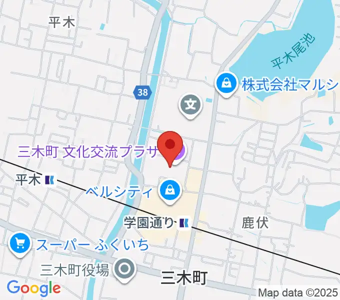 三木町文化交流プラザの地図