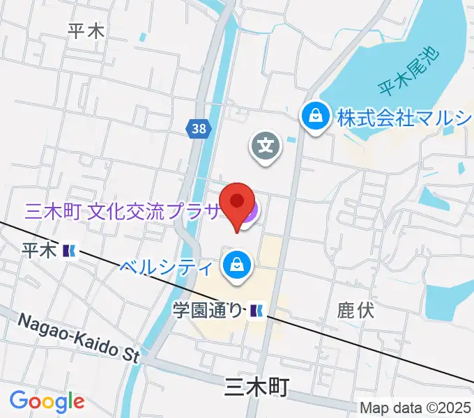 三木町文化交流プラザの地図