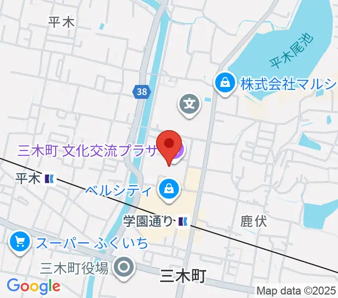 三木町文化交流プラザの地図