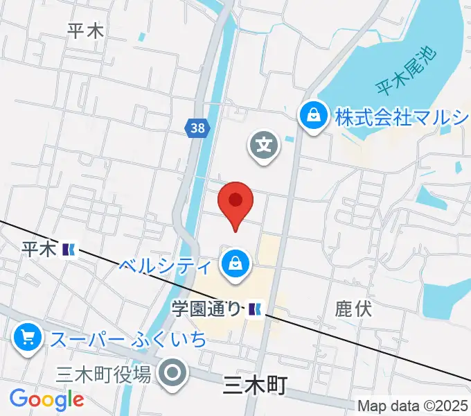 三木町文化交流プラザの地図