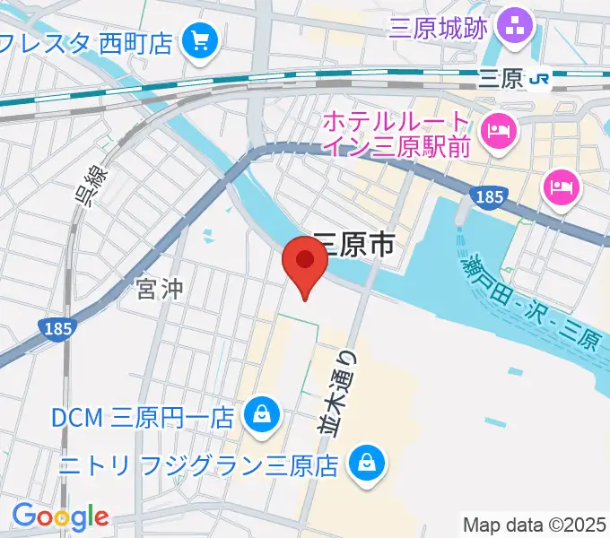 三原リージョンプラザの地図