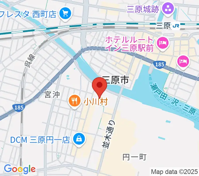 三原リージョンプラザの地図