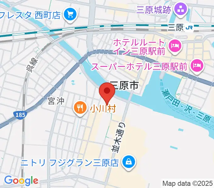 三原リージョンプラザの地図