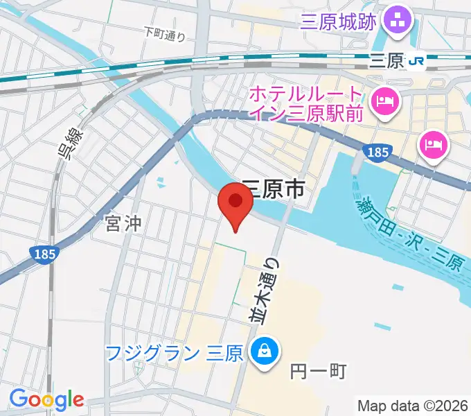 三原リージョンプラザの地図