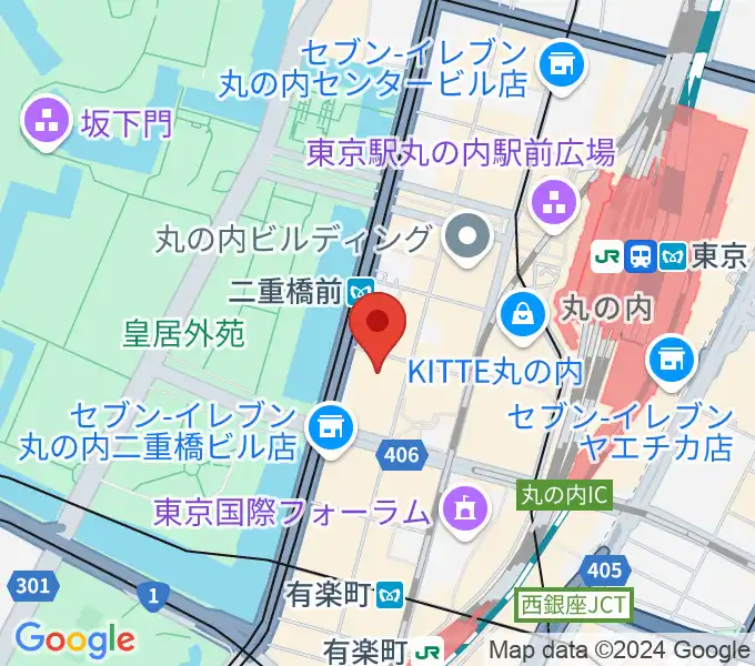 丸の内MY PLAZAホールの地図