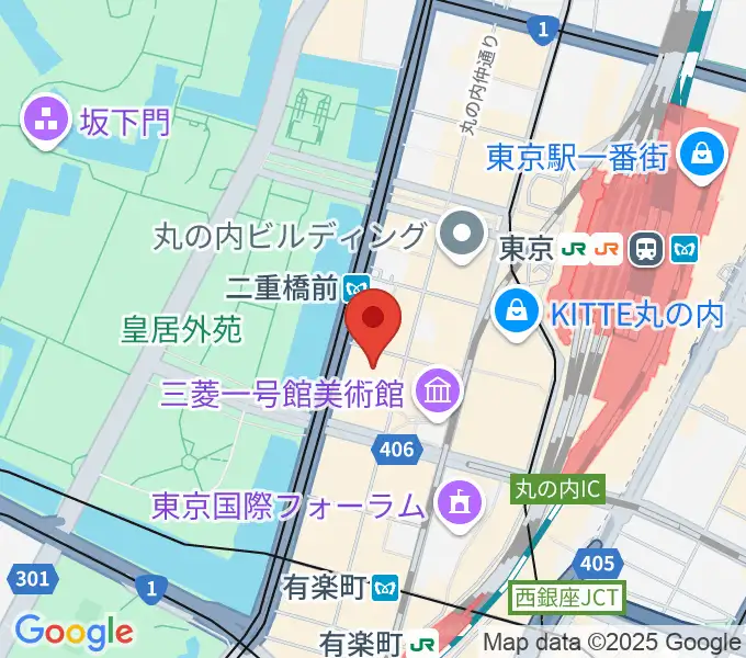 丸の内MY PLAZAホールの地図