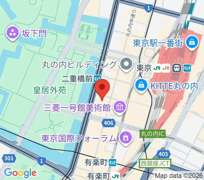 丸の内MY PLAZAホールの地図