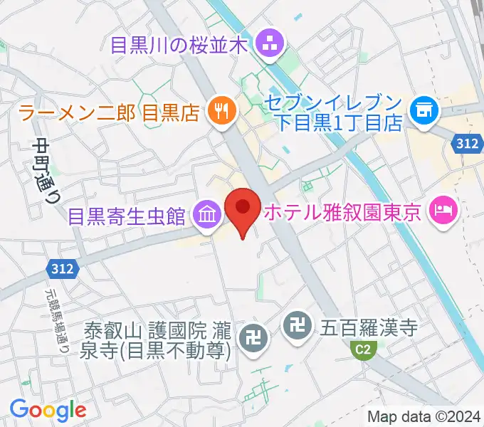 ヤマハエレクトーンシティ渋谷の地図