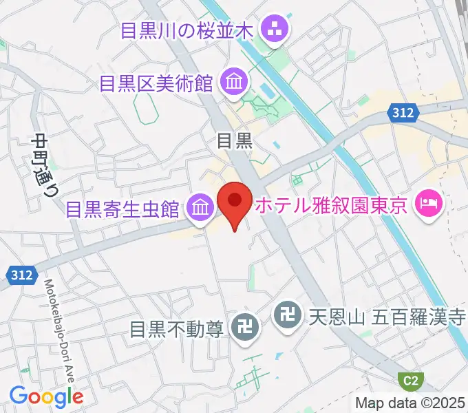 ヤマハエレクトーンシティ渋谷の地図