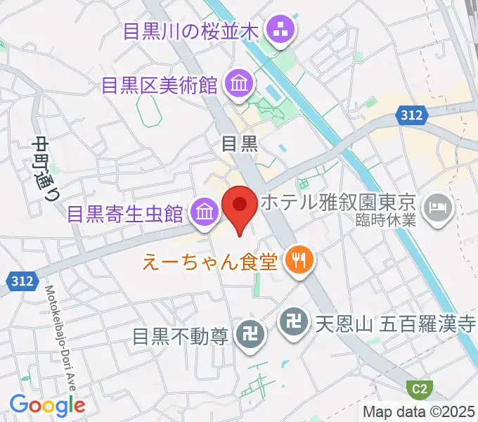ヤマハエレクトーンシティ渋谷の地図