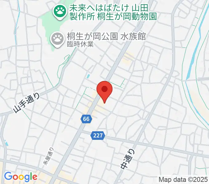 有鄰館の地図