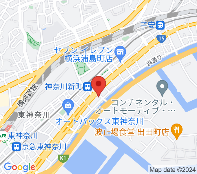 横浜ベイサイドスタジオの場所