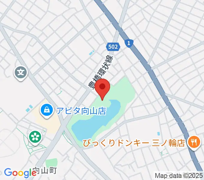 豊橋市民文化会館の地図