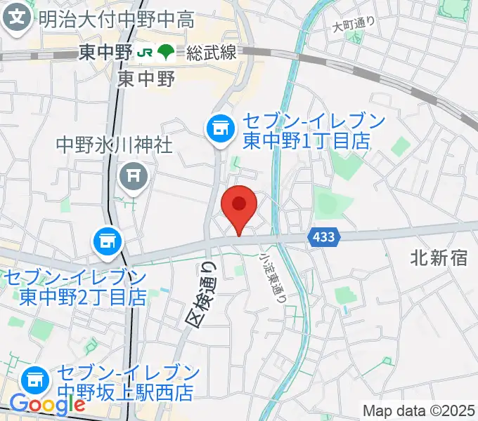 レパートリーシアターKAZEの地図