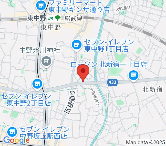 レパートリーシアターKAZEの地図