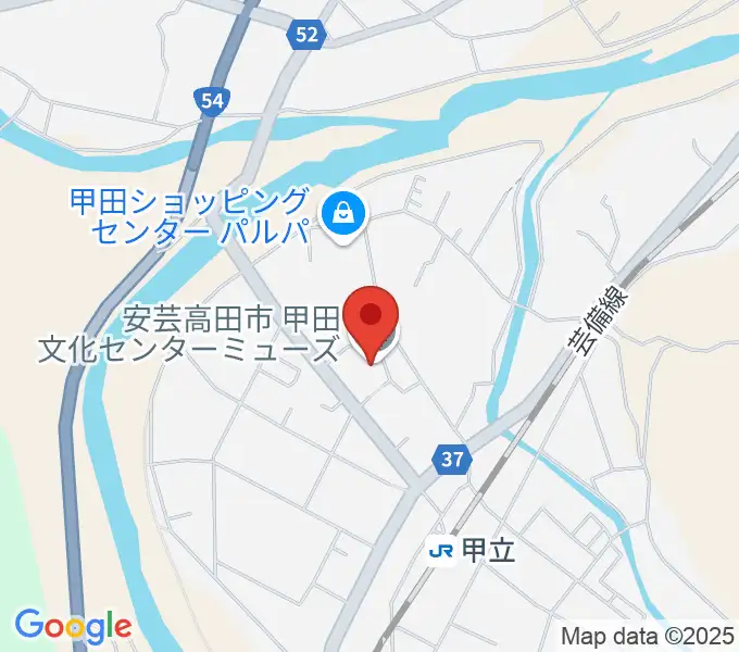 甲田文化センター ミューズの地図