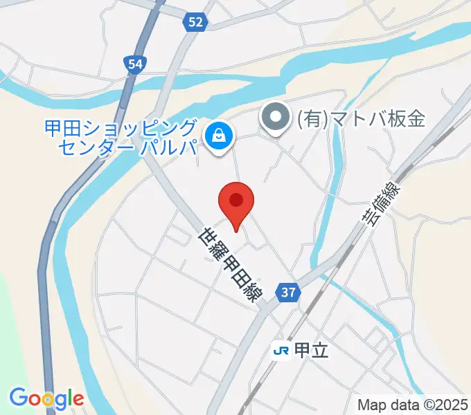 甲田文化センター ミューズの地図