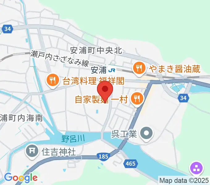 安浦まちづくりセンターの地図