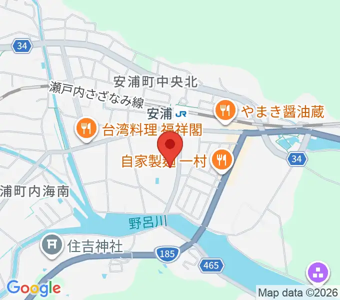 安浦まちづくりセンターの地図