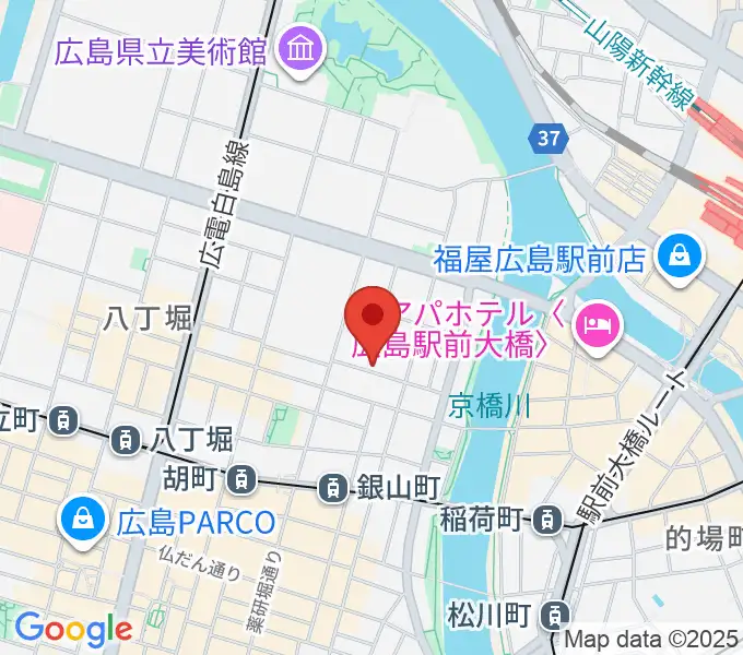 エリザベト音楽大学セシリアホールの地図