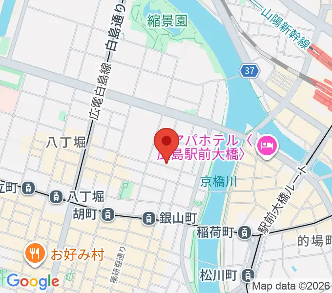 エリザベト音楽大学セシリアホールの地図