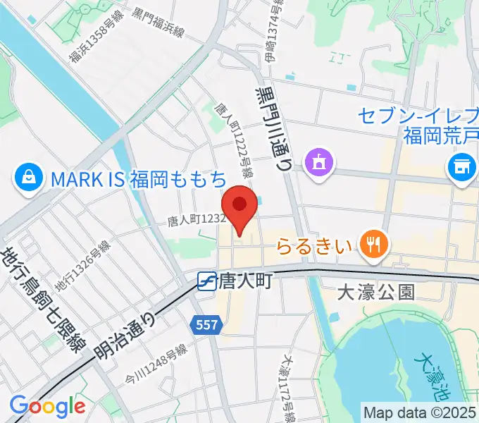甘棠館Show劇場の地図