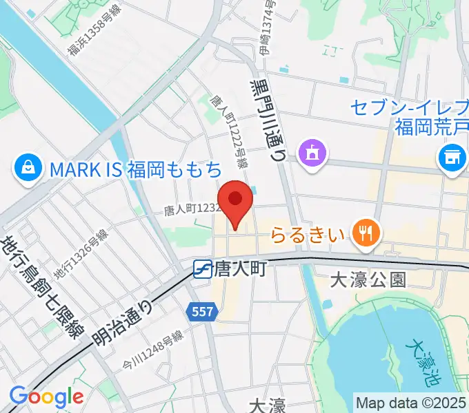 甘棠館Show劇場の地図