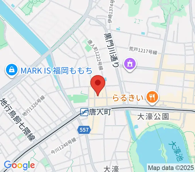 甘棠館Show劇場の地図