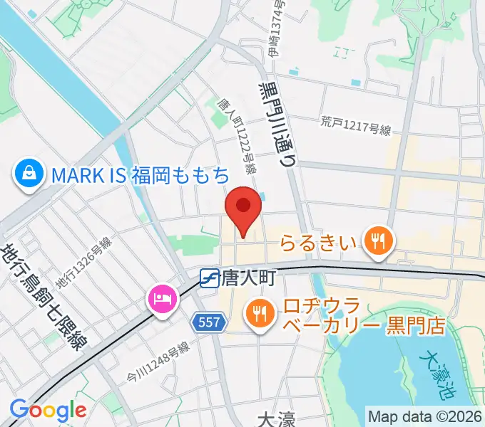 甘棠館Show劇場の地図