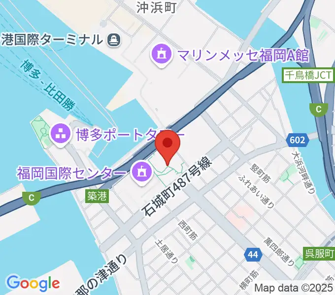湾岸劇場 博多扇貝の地図